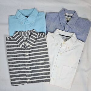 Old Navy Bundle (4) Casual Button Down Long Sleeve Men's Small EUC